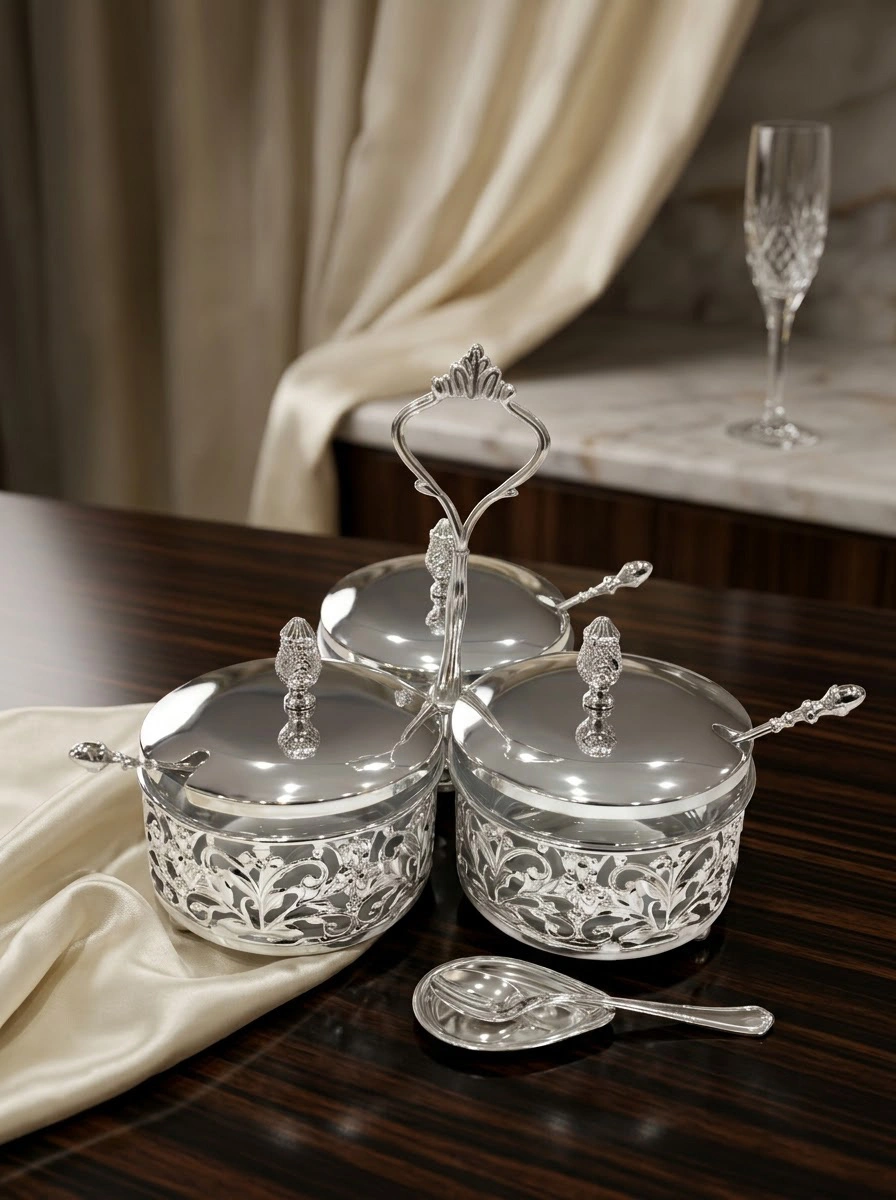 Set of 3 Sugar Pot