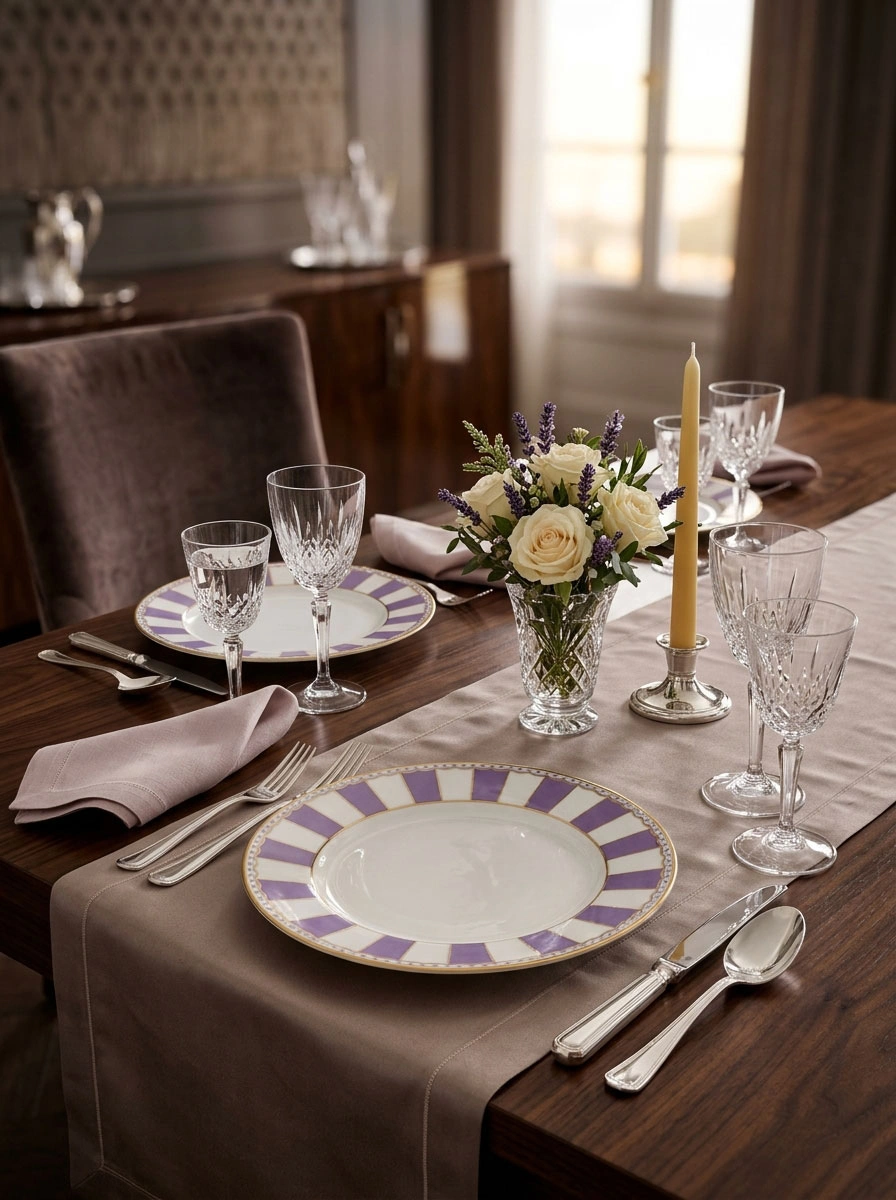 Lavender Round Plat