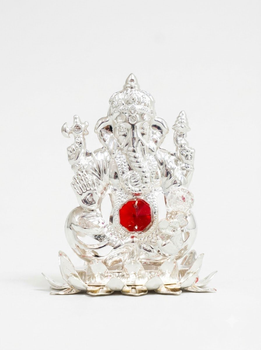 Ganesh Ji on Flower