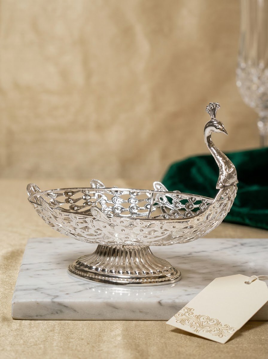 Peacock Footed Candy Bowl (Small)