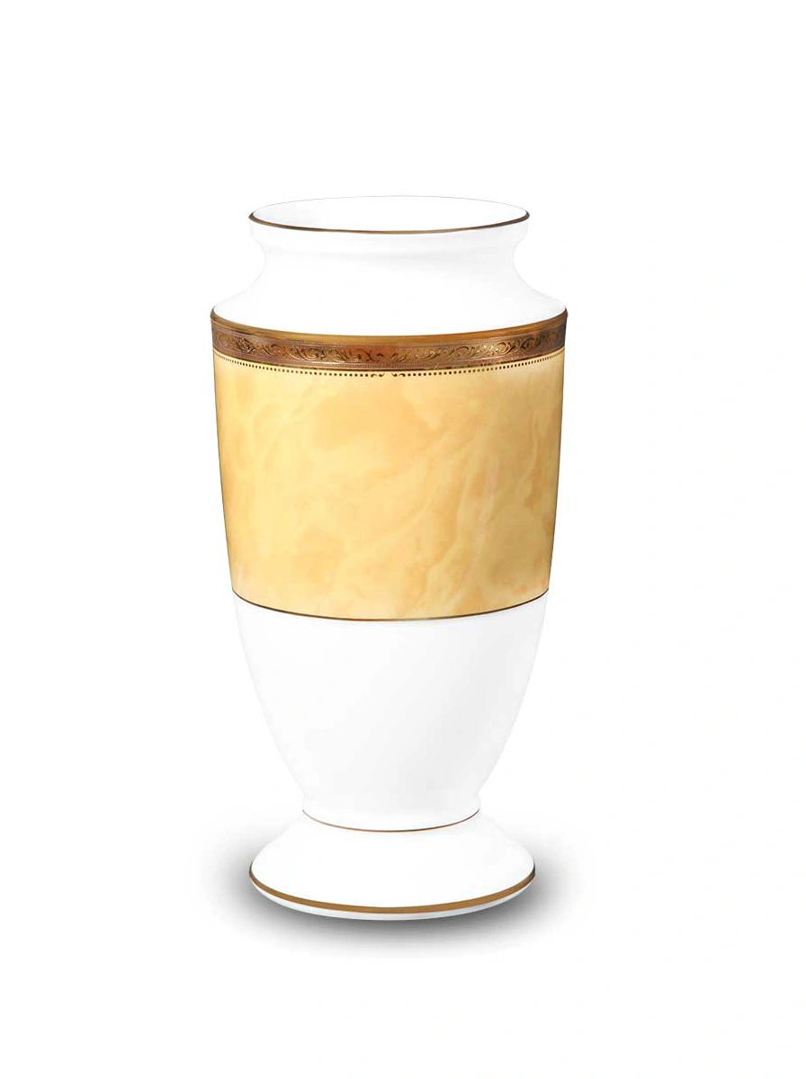 Majestic Yellow Vase Lg 23 cm - With Gift Box