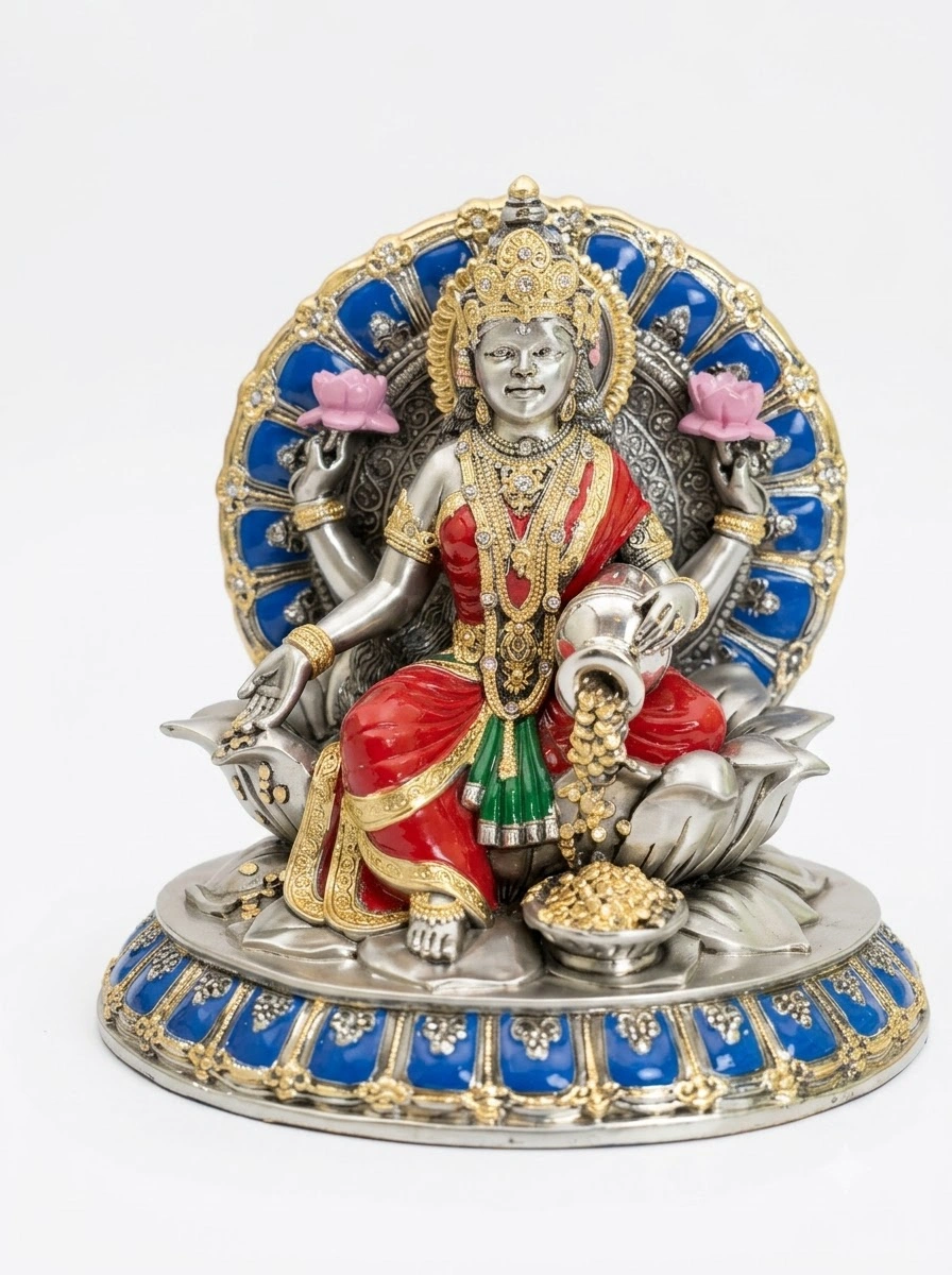 Laxmi Ji with Singhasan