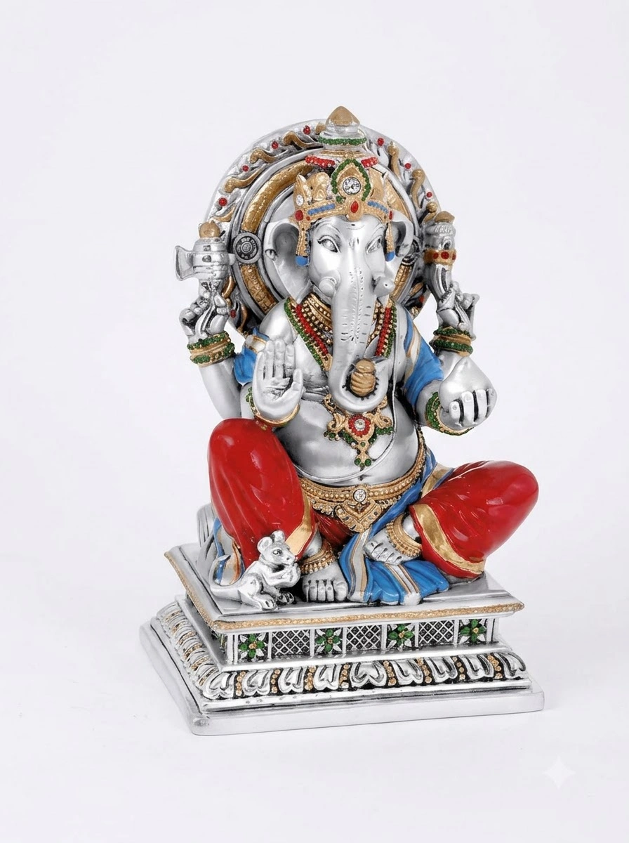 Ganesha Ji with Rectangle Base