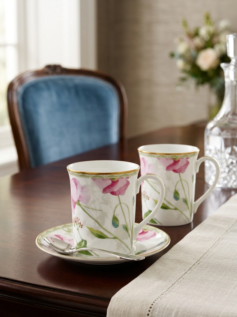 Poppy Palace Mug - White Box