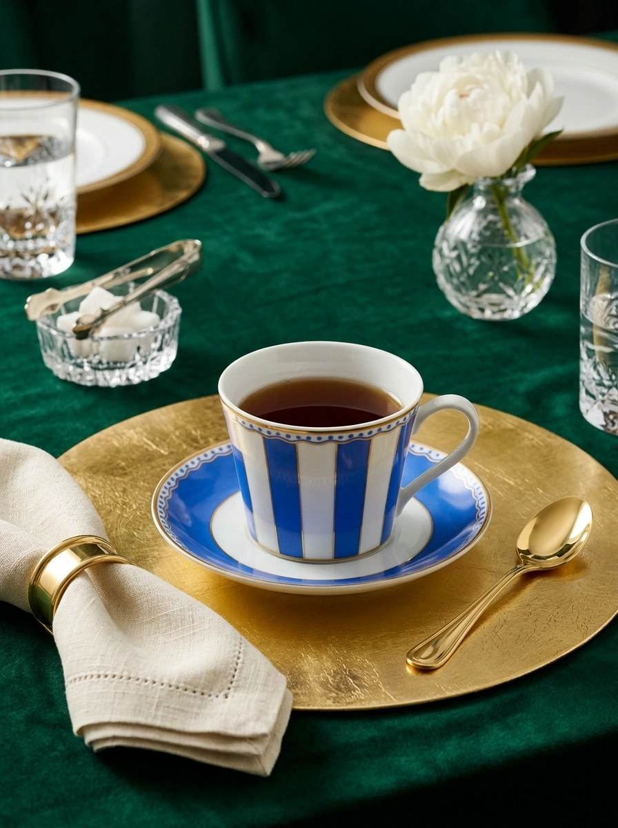 Blue Cup Saucer