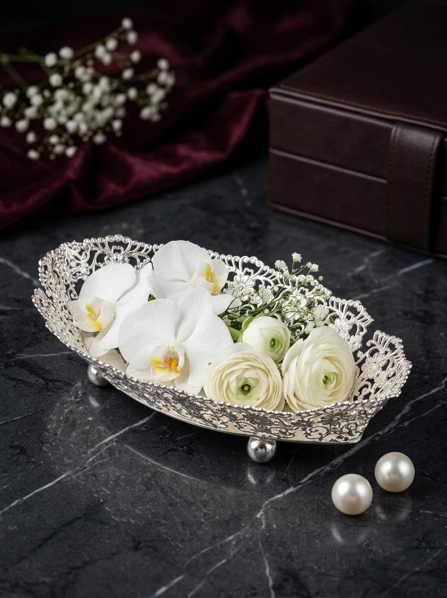 Navette Shape Flower Tray (S)