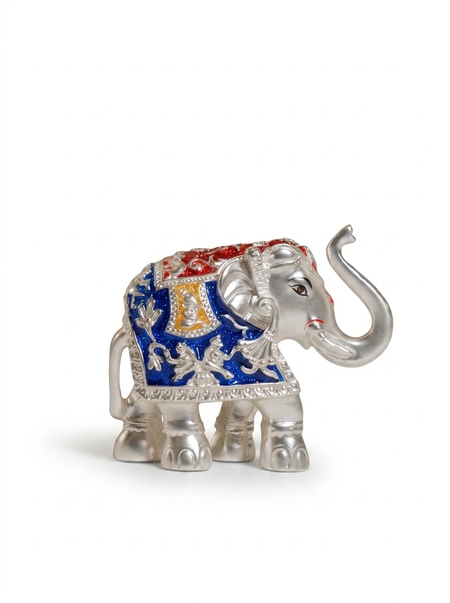 Elephant Multicolor - (Blue, Red & Yellow) Small