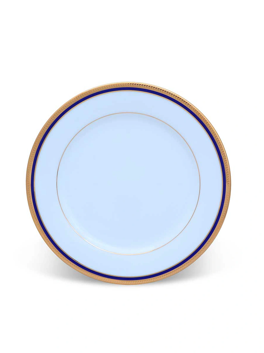 Crestwood Cobalt Gold Dinner Set 45 Pc