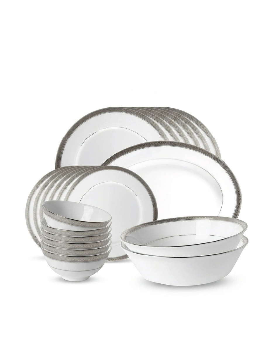Signature Platinum Dinner Set 61 Pc