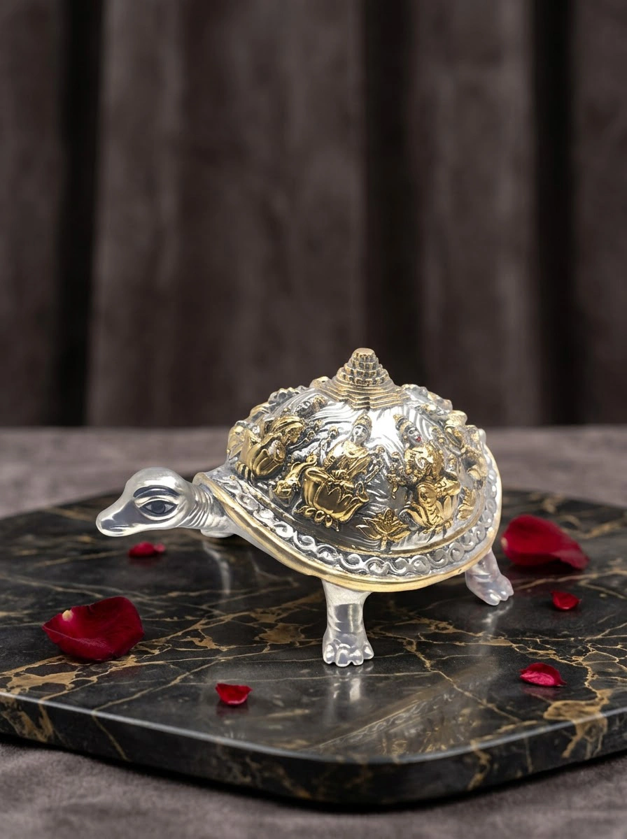 Ashta Lakshmi Tortoise Dual Tone