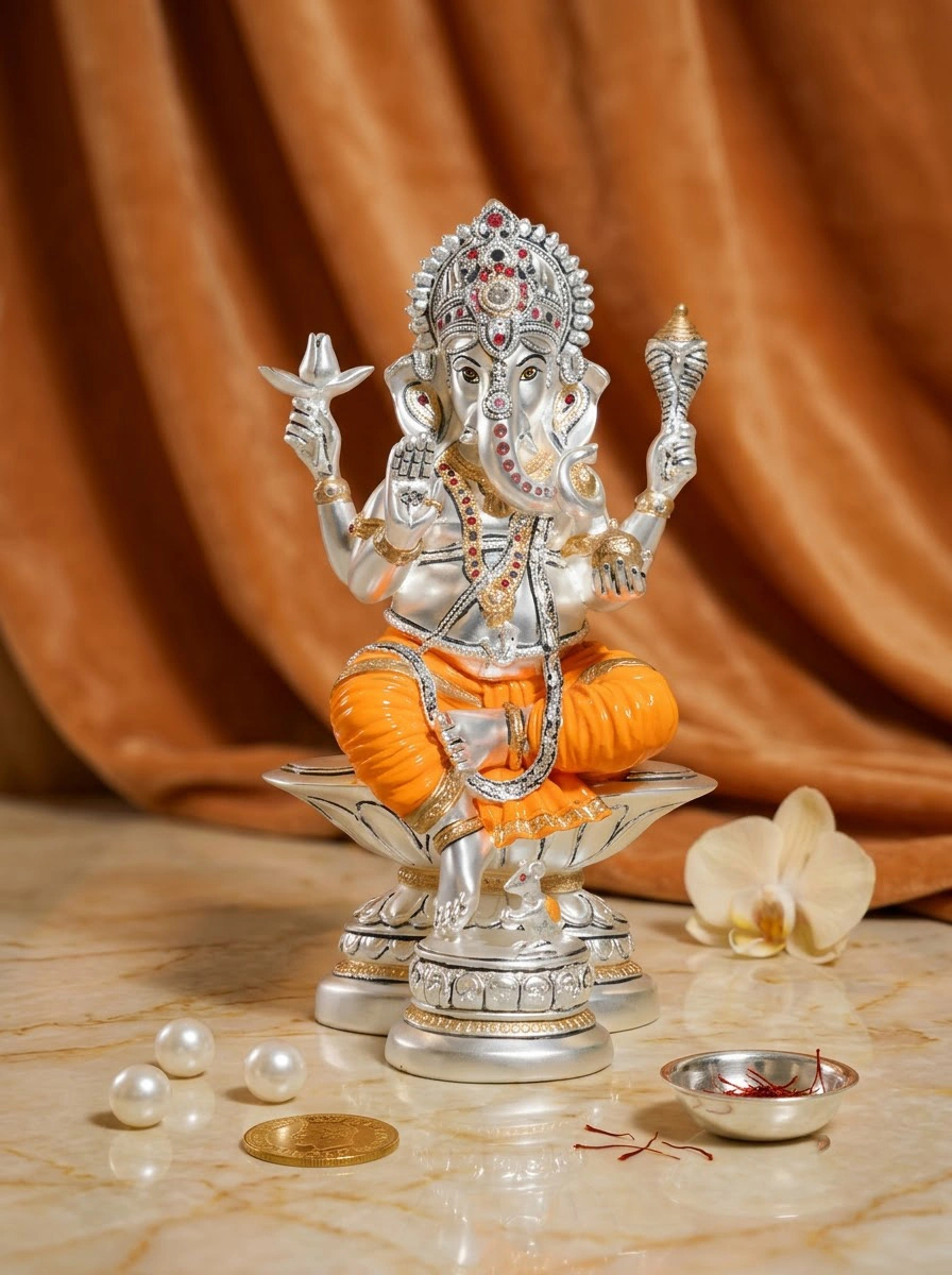 Mangal Moorti Ganesha- Silver
