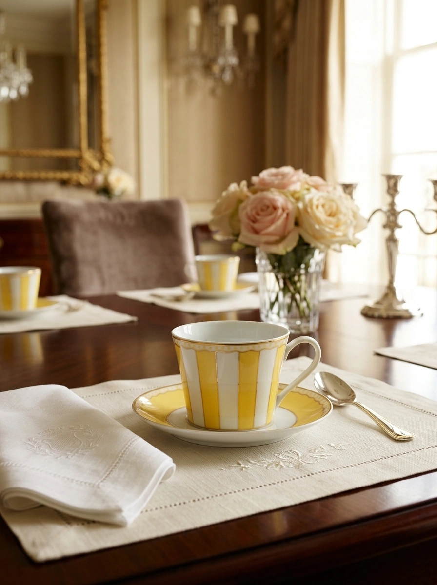 Yellow Cup Saucer image 2