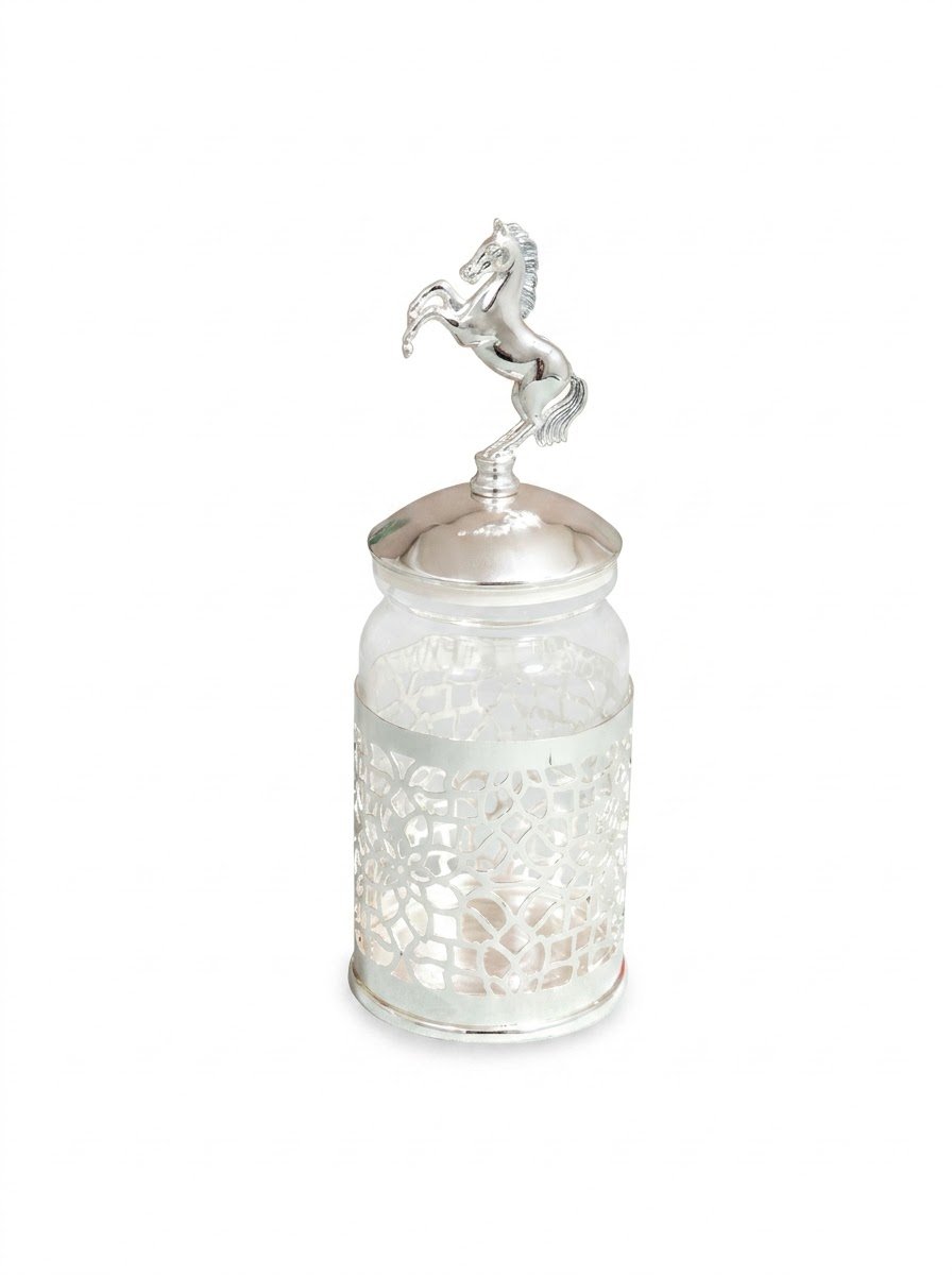Container with Horse Knob