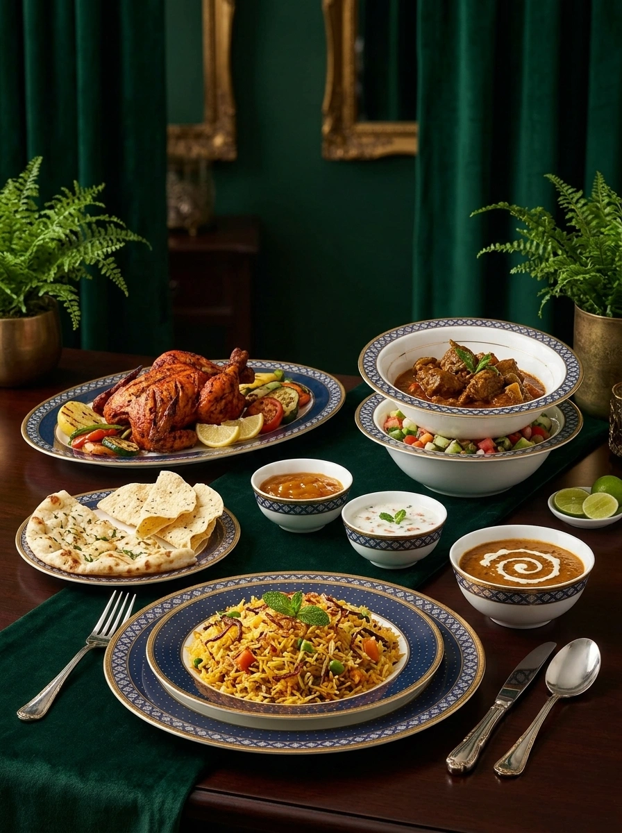 Blueshire Dinner Set 21 Pcs