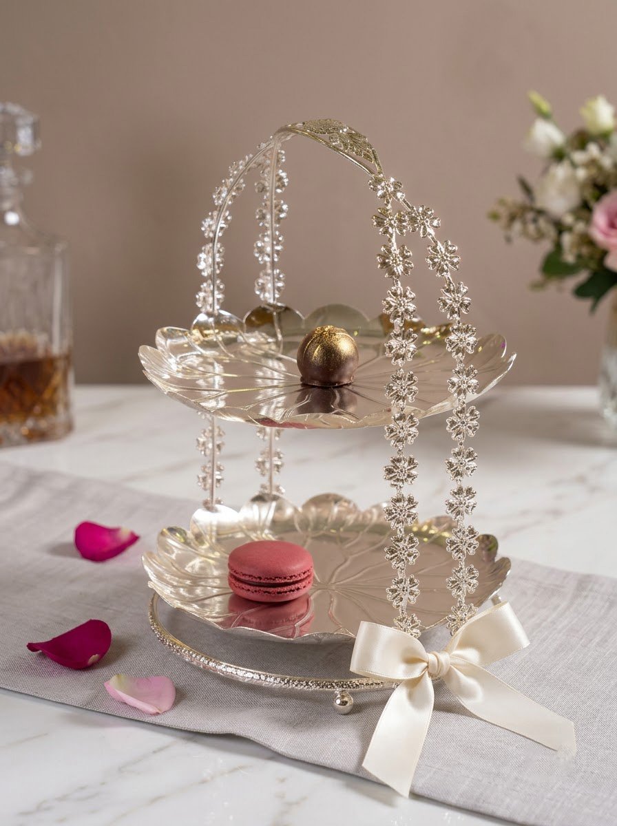2 Tier Platter with Handle
