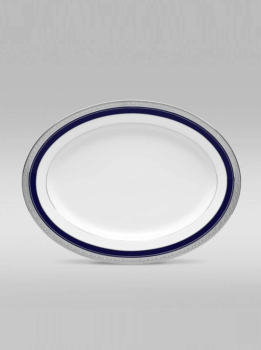 Crestwood Cobalt Platinum Dinner Set 45 Pc image 3