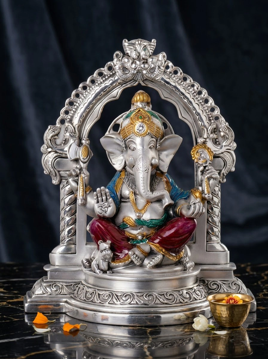Ganesha Ji Silver