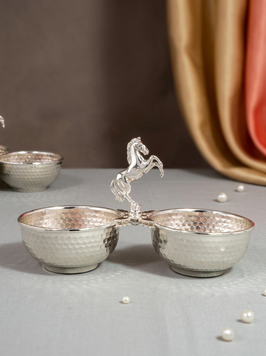 Horse Knob Bowl Set of 2