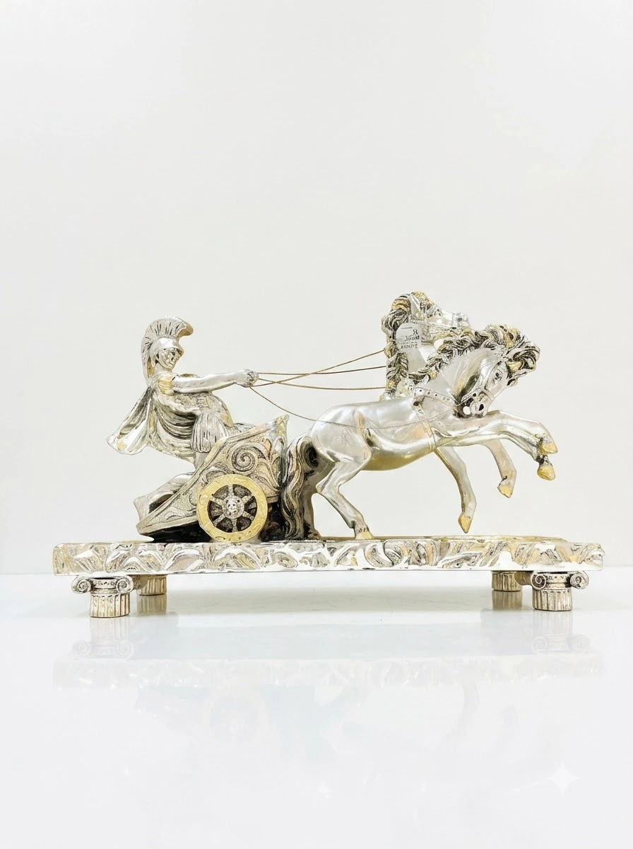 Roman Chariot with Base and Feet