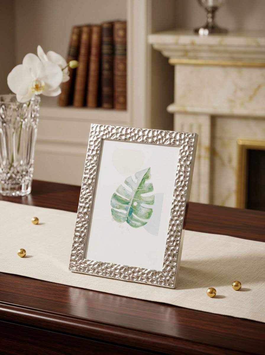 Hammered Reflection Photo Frame