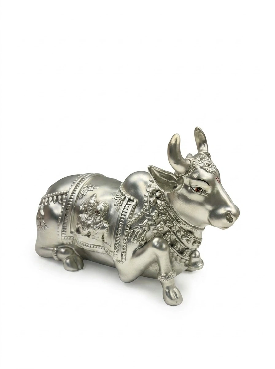 Nandi Ji Silver Antique