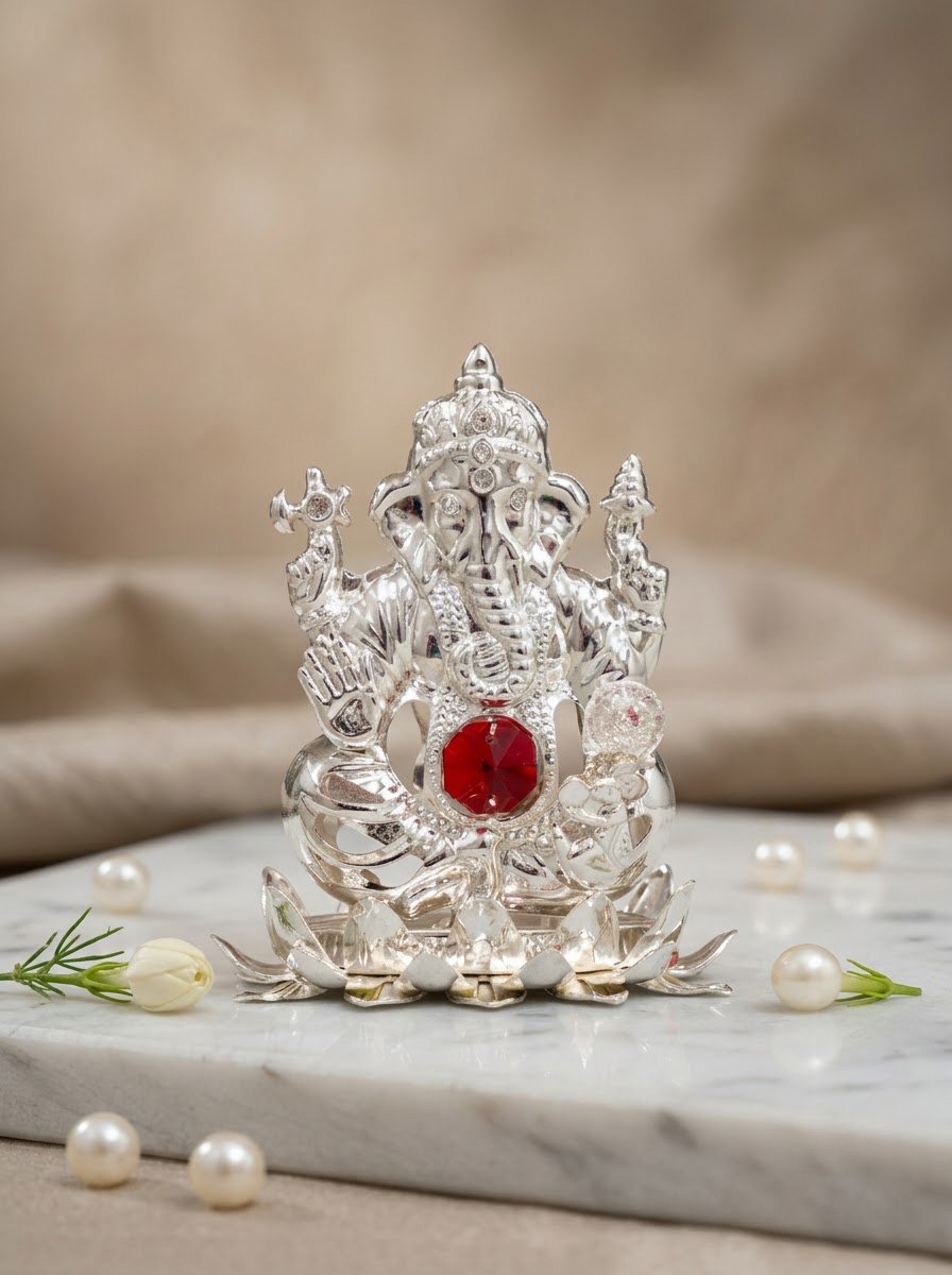 Ganesh Ji on Flower