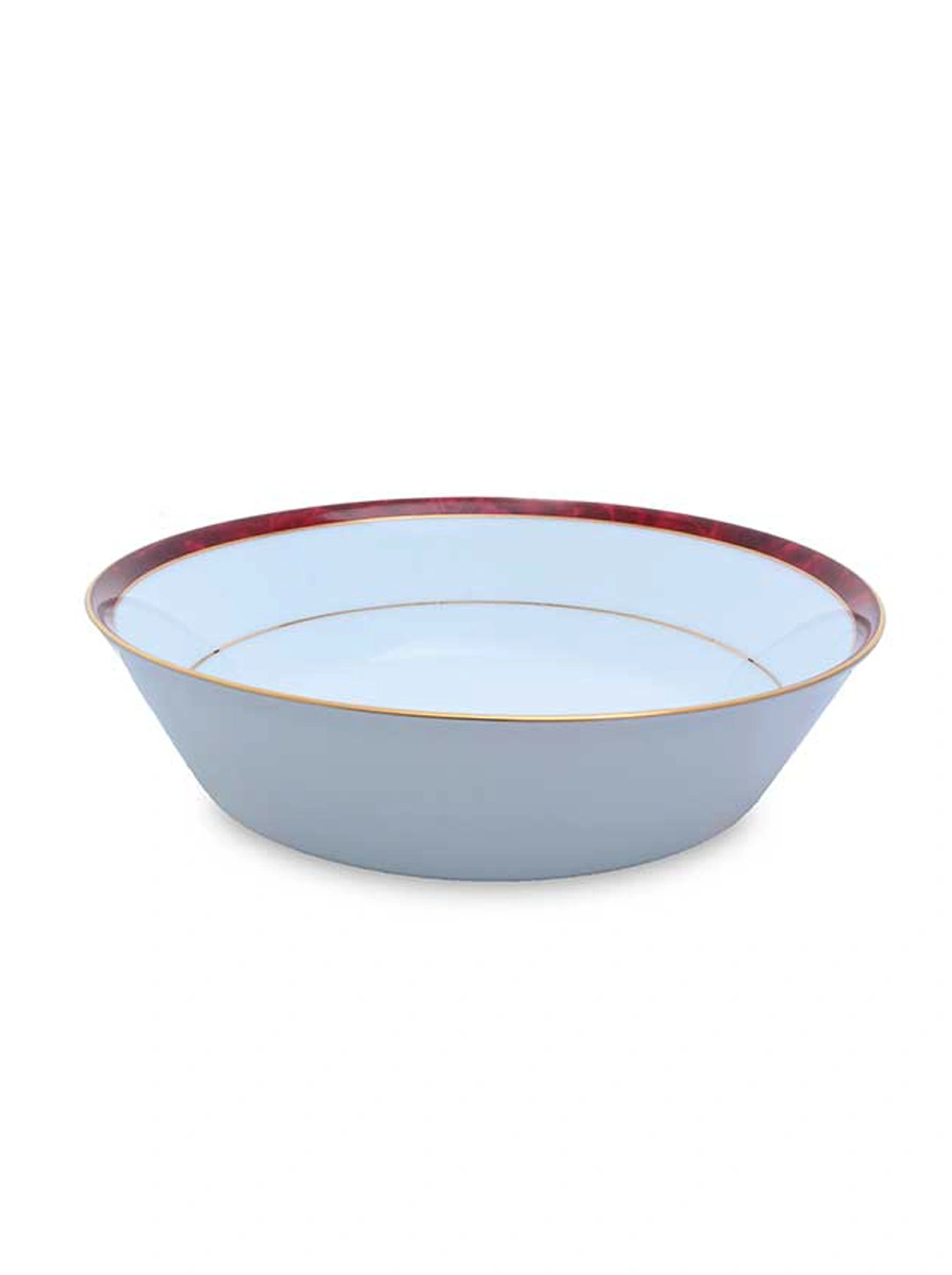 Marble Red Dinner Set 61 Pc image 3