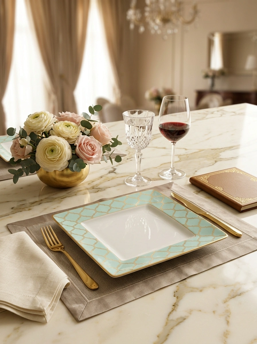Eternal Mint Square Plate image 2