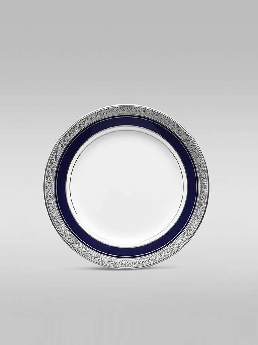 Crestwood Cobalt Platinum Dinner Set 45 Pc
