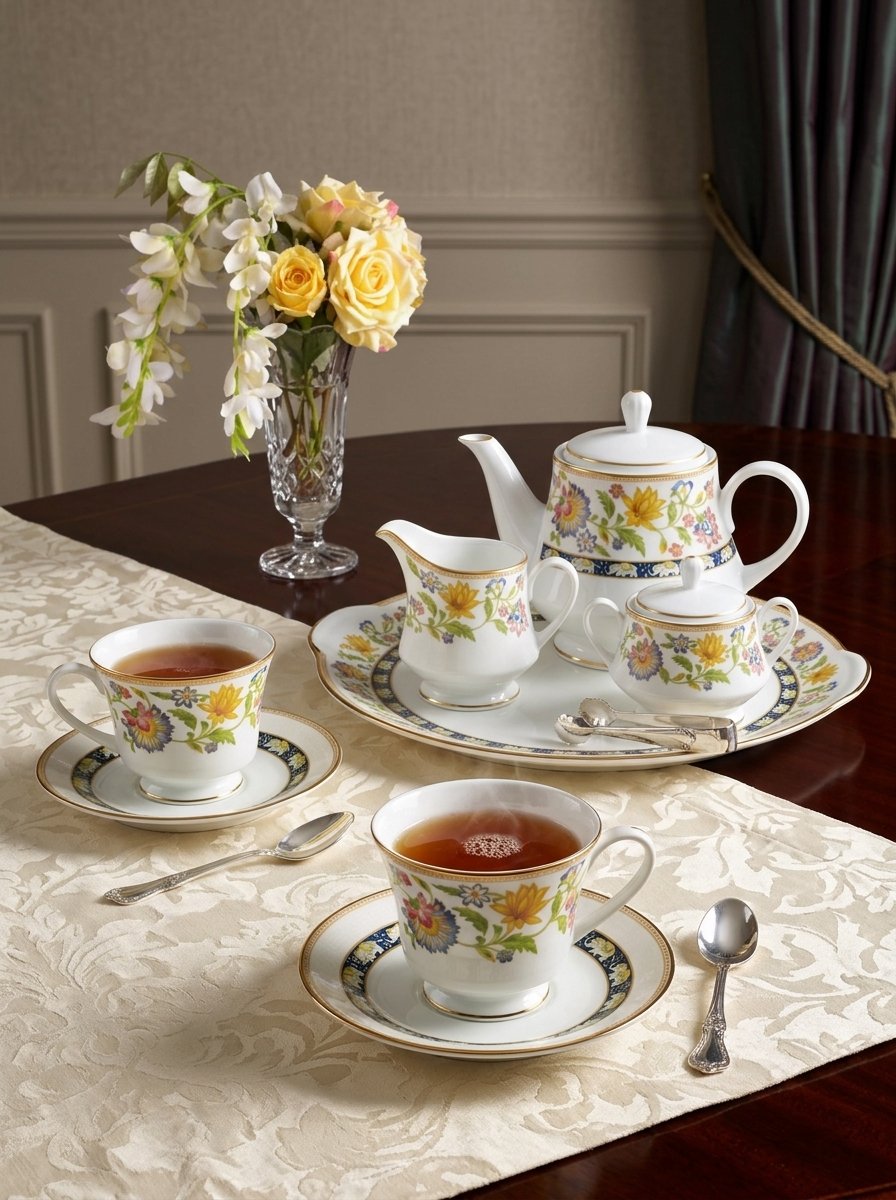Tusker Garden Tea Set 17 Pc