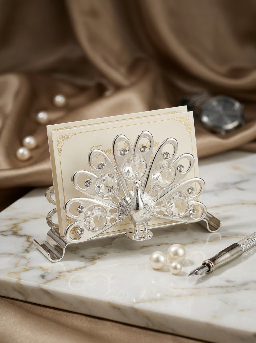 Peacock Card Holder