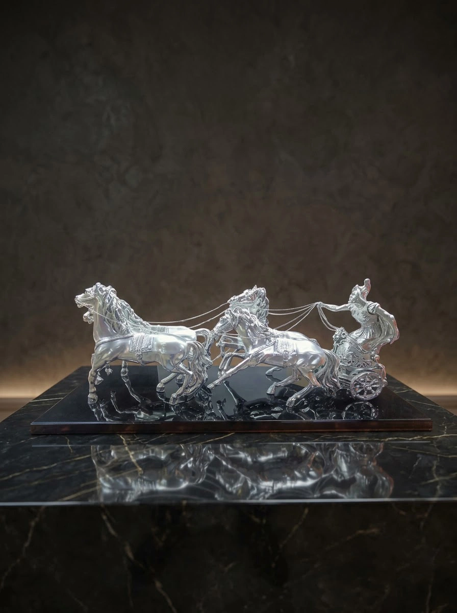 Roman Chariot- 4 Horses