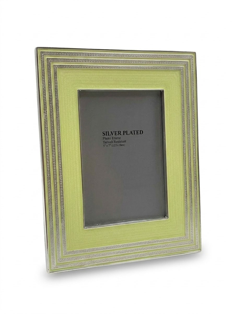 Enamel Photo Frame Green Enamel