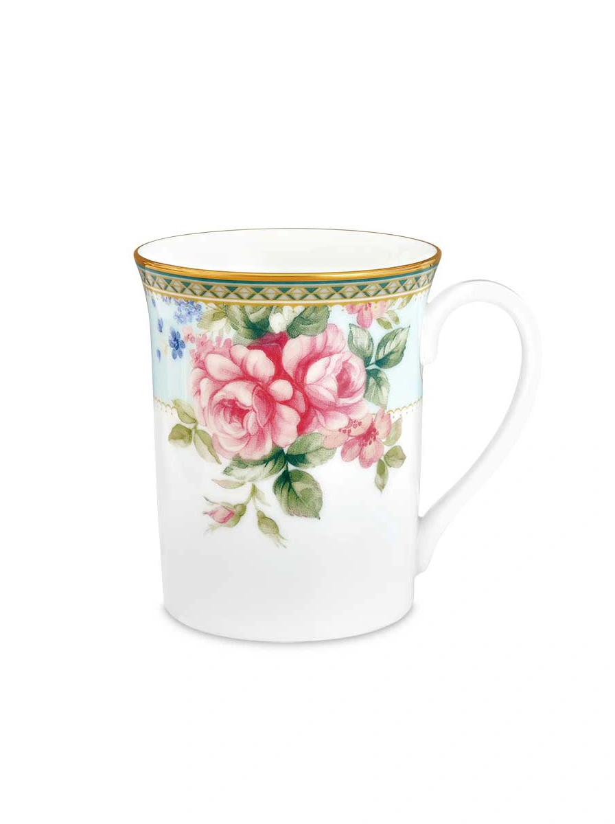 Rosa Basket Mug - White Box