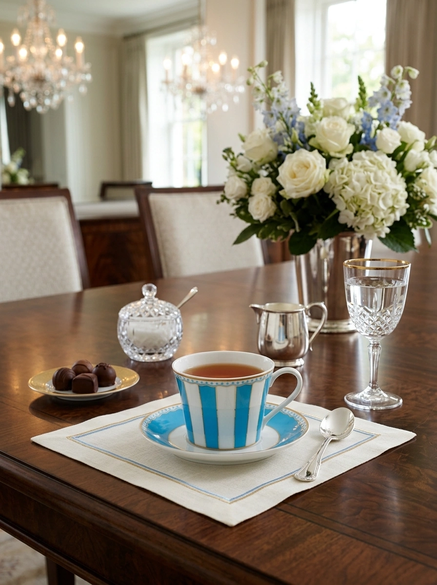 Light Blue Cup Saucer