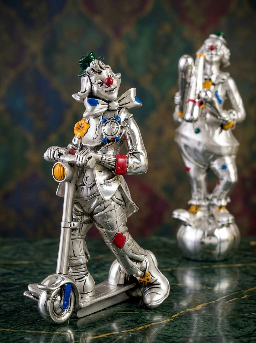 Clown on Kick Scooter