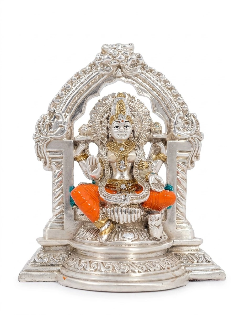 Coloured Laxmi Ji with Arch