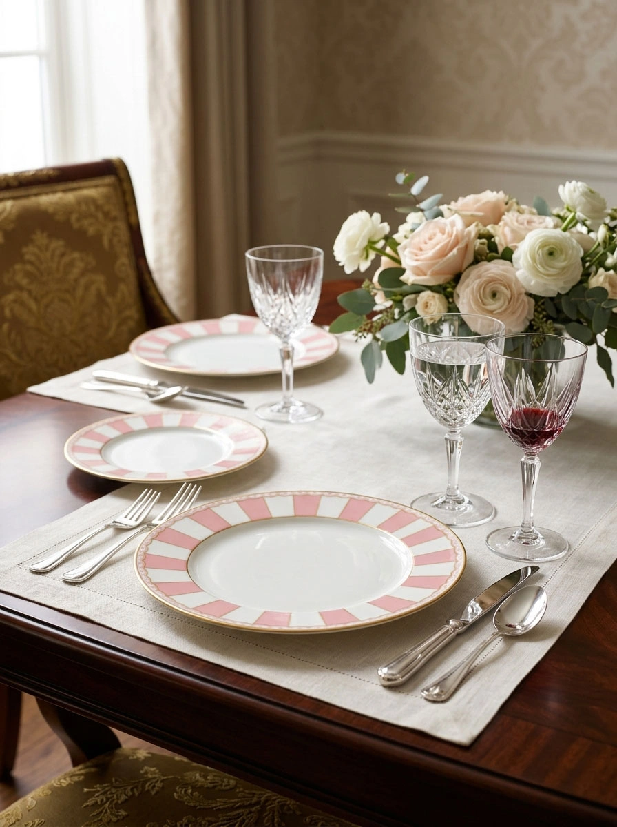 Pink Round Plate image 2