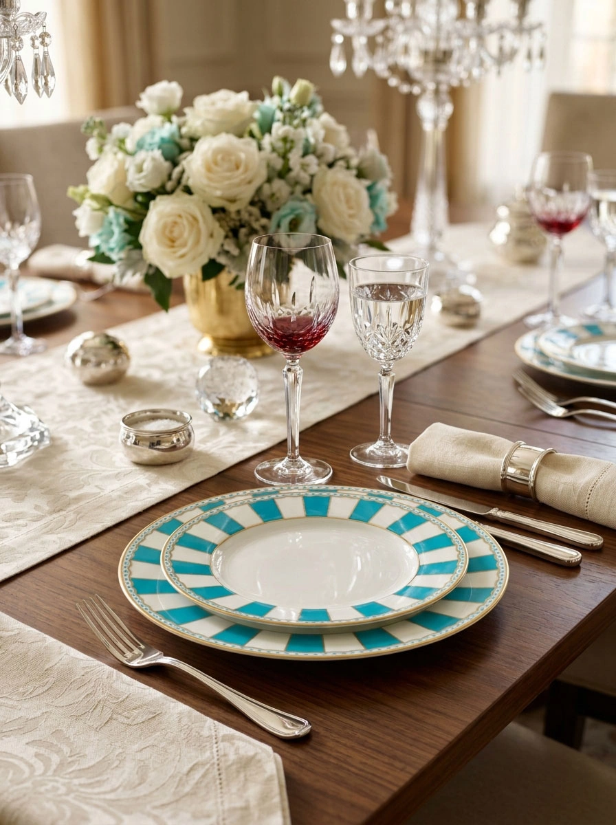 Light Blue Round Plate image 2