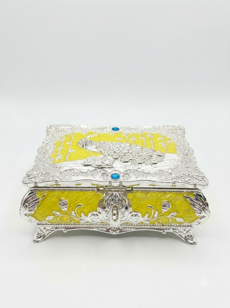Peacock Jewellery Box Small