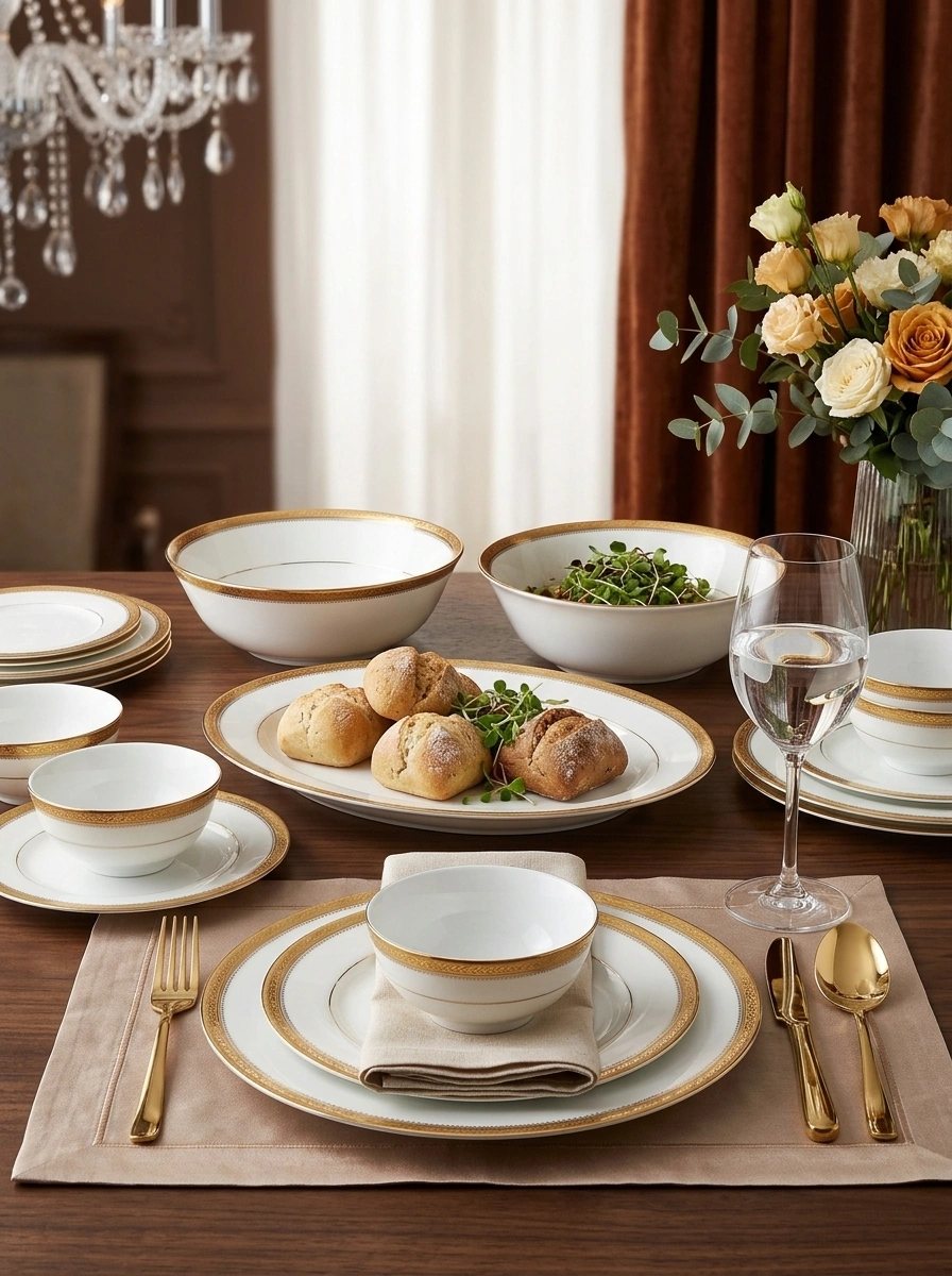 Signature Gold Dinner Set 18 Pc