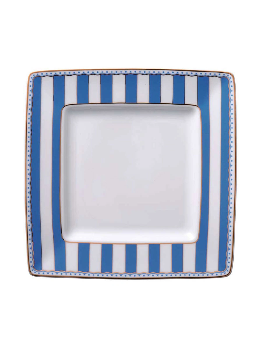 Blue Square Plate