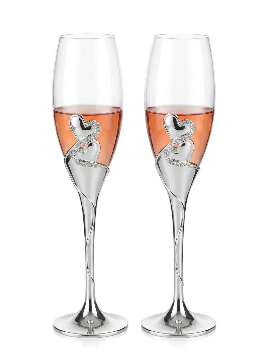 Pair of Champaign Glass