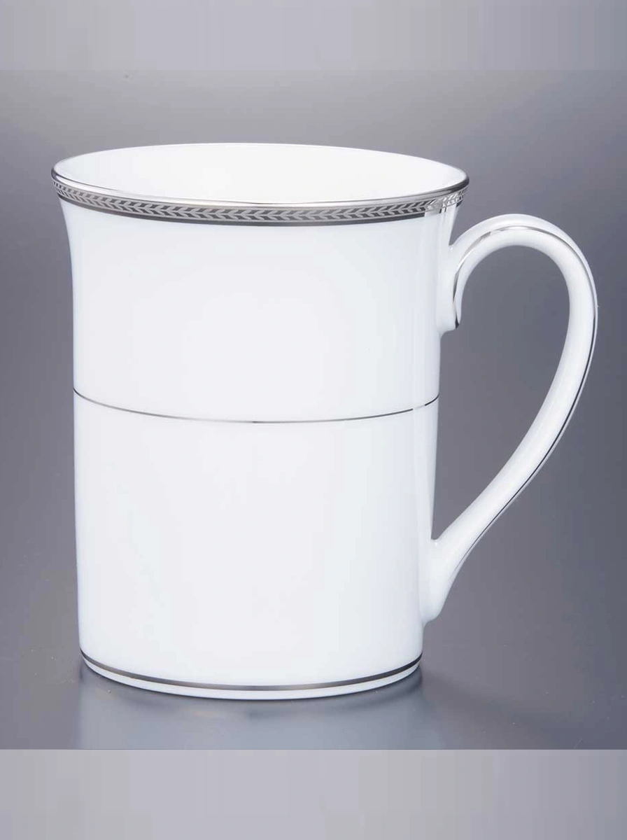 Toorak Platinum Mug - White Box