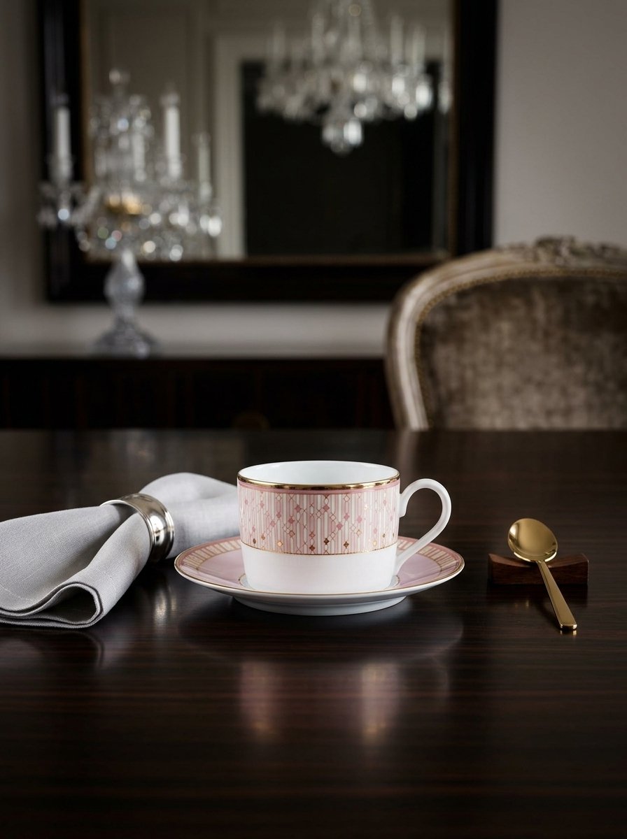 Radiant Whispers (Pearl) Cup & Saucer