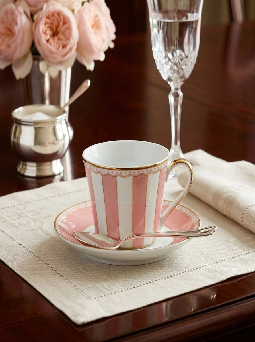 Pink Cup Saucer
