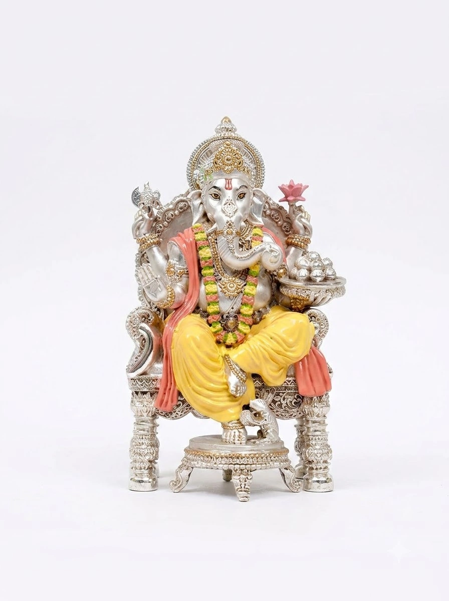 Singhasan Ganesha Medium