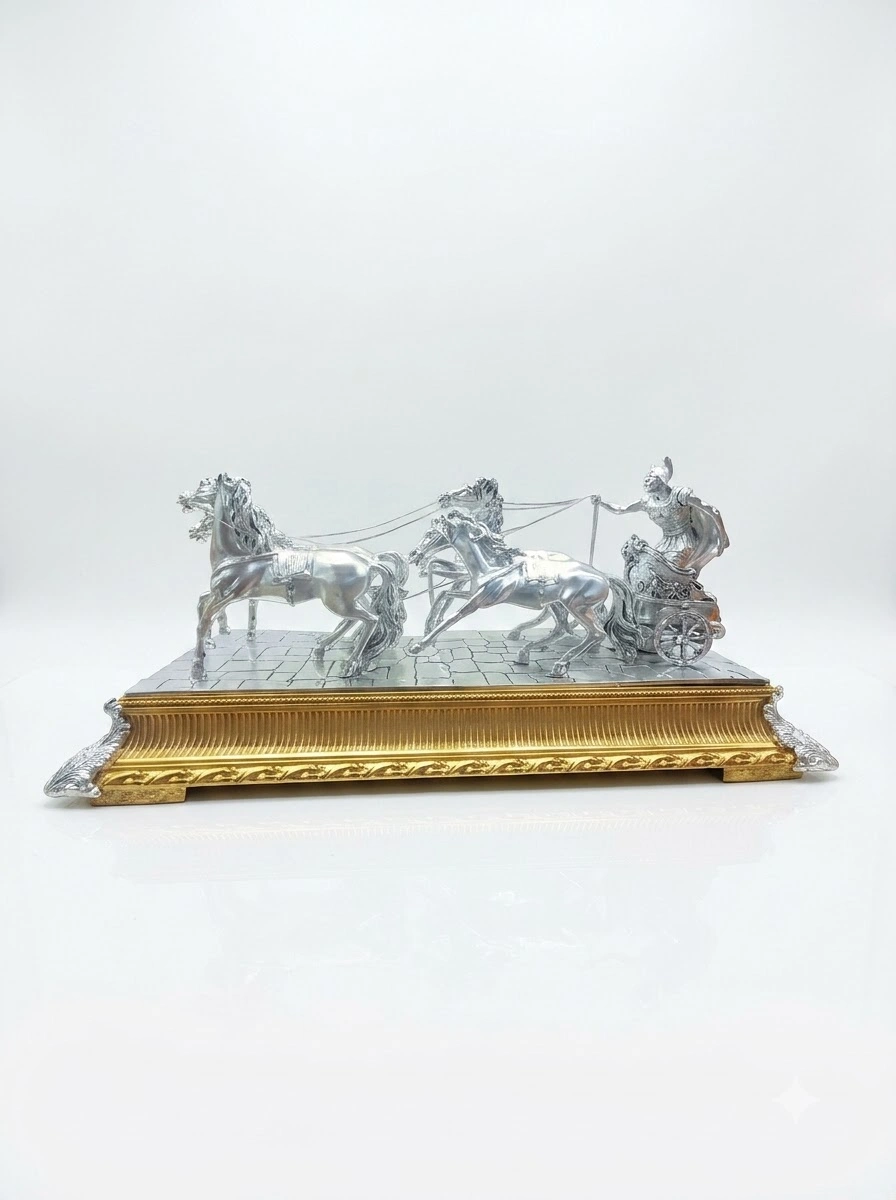 Roman Chariot- 4 Horses Big