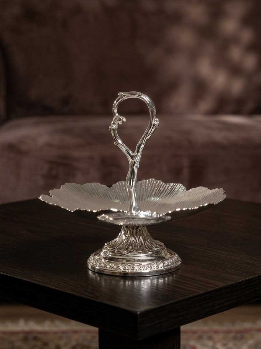 Footed Leaf Platter- Small