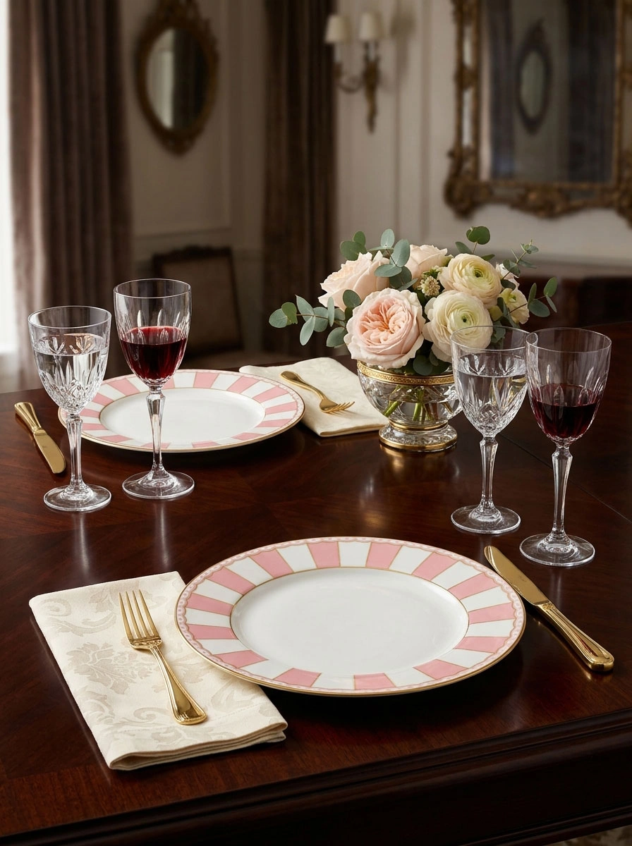 Pink Round Plate image 3